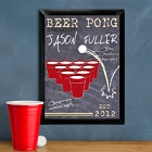 Personalized Beer Pong Specialist Traditional Pub Sign