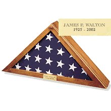 Personalized Flag Display Case