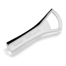 Engraved Silver Plated Bottle Openers