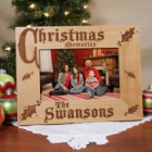 Christmas Memories Personalized Wood Picture Frames