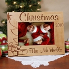 Christmas Tree Personalized Wood Picture Frame