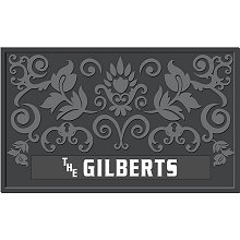 Personalized Filigree Doormats