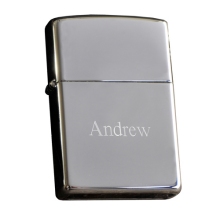Engraved Zippo Chrome Lighters