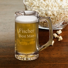 13 Ounce Engraved Beer Mugs