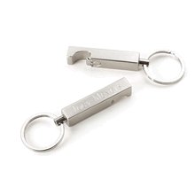 Stainless Steel Engraved Key Chain Bottle Opener
