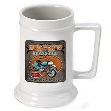 Personalized 16 oz. Motorcycle German Beer Steins