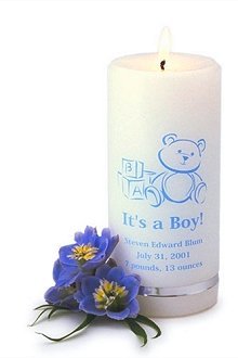 It's a Boy Personalized Candles