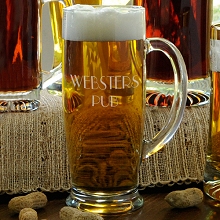 Engraved Ferdinand Glass Beer Mugs