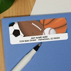 280 All Sports Personalized Address Labels